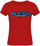 Tee shirt Bio Femme LESPRI KANAVAL "SA KI TAW"