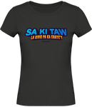 Tee shirt Bio Femme LESPRI KANAVAL "SA KI TAW"