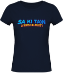 Tee shirt Bio Femme LESPRI KANAVAL "SA KI TAW"