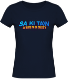 Tee shirt Bio Femme LESPRI KANAVAL "SA KI TAW"