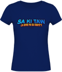 Tee shirt Bio Femme LESPRI KANAVAL "SA KI TAW"