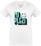 T-shirt Col V Homme LESPRI KANAVAL "MI PLEZI"