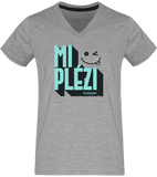 T-shirt Col V Homme LESPRI KANAVAL "MI PLEZI"